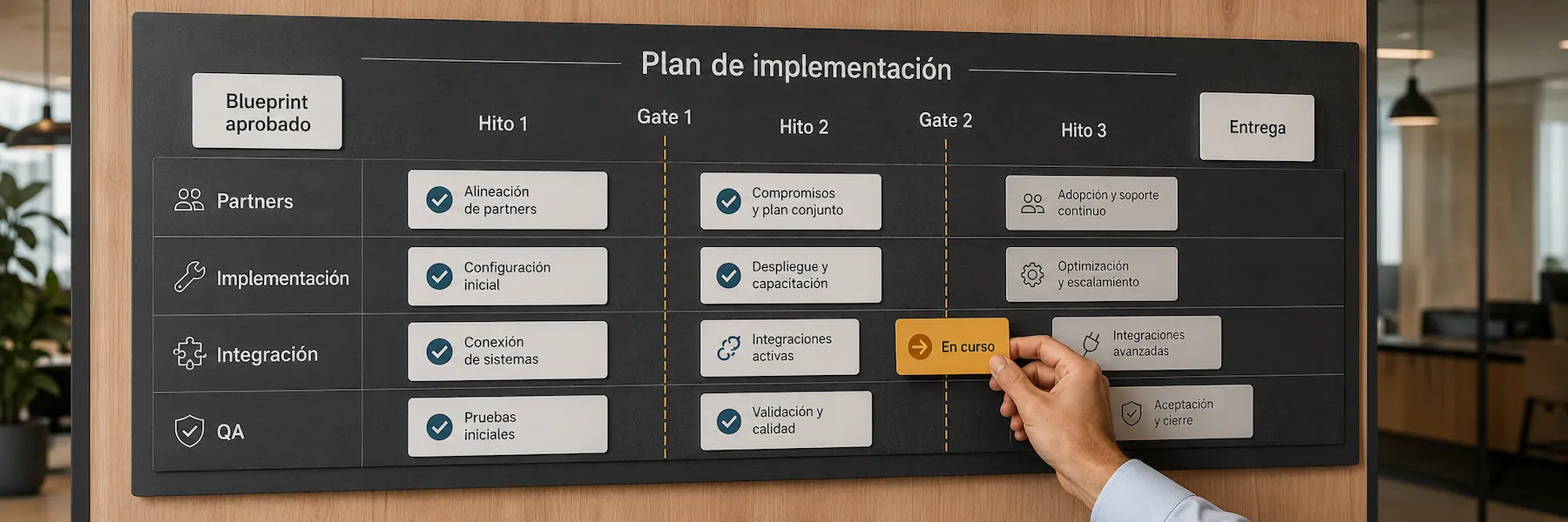 Ya validé y necesito implementar con control